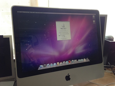 修理完了iMac